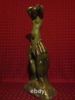 Sculpture Nu Art Nouveau Deco Jugendstil Venus Bronze Bouraine Offer 1910
