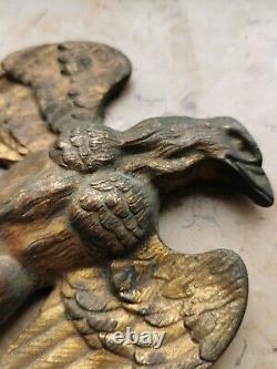 Sculpture Ornament Bronze Doré Eagle Imperial Emperor Napoleon Collector Art