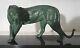 Sculpture Period Art Deco / Bronze / Panther / Rochard