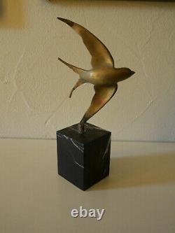 Sculpture The Marble Swallow Art Deco 1920 1930