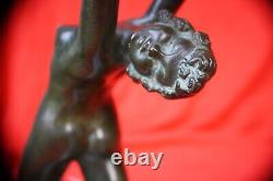 Sculpture bronze art deco dancer