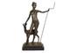 Sculpture Of Diane With A Deer In Bronze Art Deco After E. Mccartan
