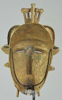 Senoufo Metal Mask Senufo Mask Sculpture African Tribal Art African Bronze