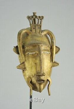 Senoufo Metal Mask Senufo Mask Sculpture African Tribal Art African Bronze