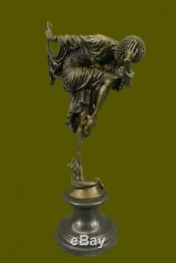 Signed Bronze Art Nouveau Deco Chiparus Statue Figurine Sculpture Art Figurine Nr