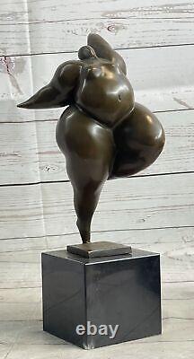 Signed Milo Abstract Free Like Bird Bronze Statue Sculpture Figurine Art