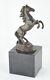 Solid Bronze Animalier Horse Sculpture In Art Deco Style And Art Nouveau Style
