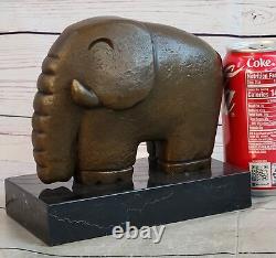 Source Salvador Dali Abstract Modern Art Elephant Bronze Sculpture Figurine Nr