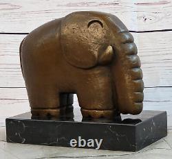 Source Salvador Dali Abstract Modern Art Elephant Bronze Sculpture Figurine Nr