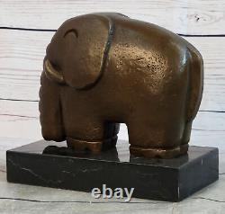 Source Salvador Dali Abstract Modern Art Elephant Bronze Sculpture Figurine Nr