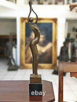 Statue Eroticism Bronze Art Sculpture Figure 55cm