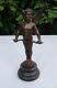 Statue Sculpture Angel Baby Style Art Deco Style Art Nouveau Solid Bronze Signed