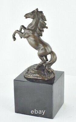 Statue Sculpture Animal Horse Style Art Deco Massive Bronze Sign