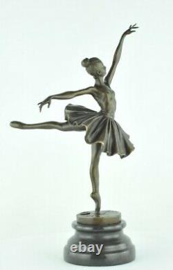 Statue Sculpture Classical Dancer Opera Style Art Deco Massive Bronze Sign
