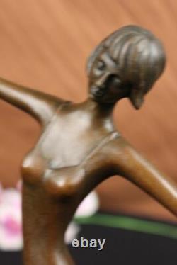 Statue Sculpture Dancer Sexy Art Deco Style Art New Style Bronze Fonte