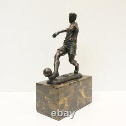 Statue Sculpture Football Style Art Deco Style Art Nouveau Solid Bronze Signed