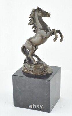 Statue Sculpture Horse Animal Style Art Deco Style Art Nouveau Massive Bronze