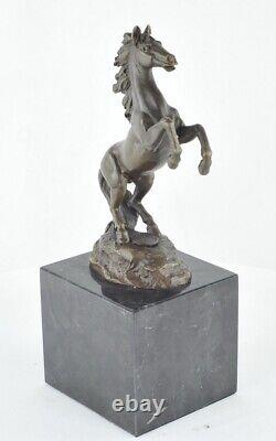 Statue Sculpture Horse Animal Style Art Deco Style Art Nouveau Massive Bronze