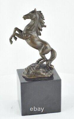 Statue Sculpture Horse Animal Style Art Deco Style Art Nouveau Massive Bronze