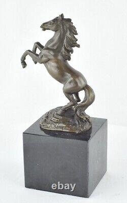 Statue Sculpture Horse Animal Style Art Deco Style Art Nouveau Massive Bronze