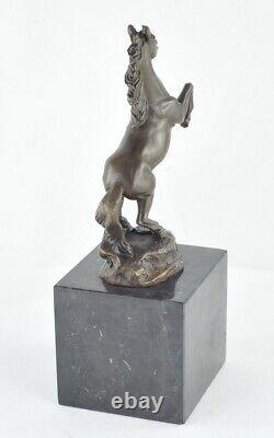 Statue Sculpture Horse Animal Style Art Deco Style Art Nouveau Massive Bronze