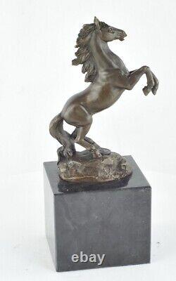 Statue Sculpture Horse Animal Style Art Deco Style Art Nouveau Massive Bronze