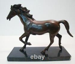 Statue Sculpture Horse Foal Animalier Style Art Deco Style Art Nouveau Bronze