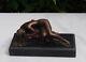 Statue Sculpture Naked Lady Sexy Style Art Deco Style Art Nouveau Bronze