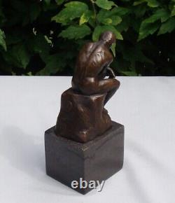 Statue Sculpture Nude Character Style Art Deco Style Art New Solid Bronze Si