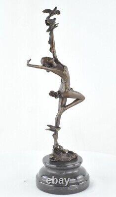 Statue Sculpture Nude Dancer Sexy Style Art Deco Style Art New Bronze Massi