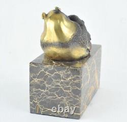 Statue Sculpture Panda in Animalier Style Art Deco Style Art Nouveau Solid Bronze