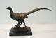 Statue Sculpture Pheasant Bird Animal Hunter Style Art Deco Style Art Nouveau