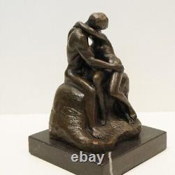 Statue Sculpture Romeo and Juliet Sexy Style Art Deco Style Art Nouveau Bronze