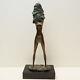 Statue Sculpture Sexy Dancer Pin-up Style Art Deco Style Art Nouveau Bronze