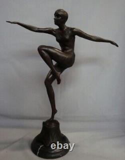 Statue Sculpture Sexy Style Art Deco Style Art New Solid Bronze