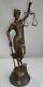 Statue Sculpture The Justice Themis Art Deco Style Art Nouveau Bronze Massi