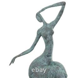 Statue Woman Erotica Bronze Art Sculpture Figurine 42cm