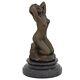 Statue Woman Eroticism Bronze Art Sculpture Figure 21cm
