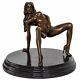 Statue Woman Eroticism Bronze Art Sculpture Figurine 18cm