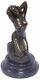Statue Woman Eroticism Bronze Art Sculpture Figurine 21cm