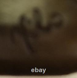 Statue sculpture candlestick Art Deco style Art Nouveau solid bronze sign