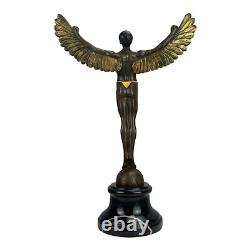 True bronze metal art statue sculpture Greek mythology Icarus on
