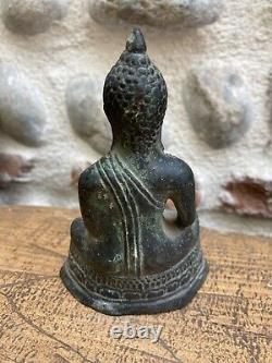 Very Beautiful Ancient Bronze Buddha Statue Buddha Shakyamuni Amitabha Sculpture Art