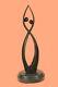 Vintage Bronze Abstract Sculpture Of Modern Mid-century Modernist Art Deco Work