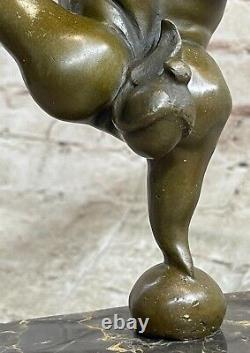 Vintage Bronze Sculpture Abstract MI Century Modern Chair Modernist Art
