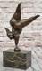 Vintage Bronze Sculpture Abstract Mid-century Modern Nude Modernist Art Sale Nr