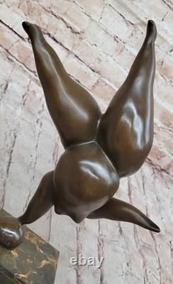 Vintage Bronze Sculpture Abstract Mid-Century Modern Nude Modernist Art Sale Nr