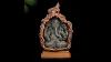 Vintage Ganesha Sculpture In Bronze And Wood