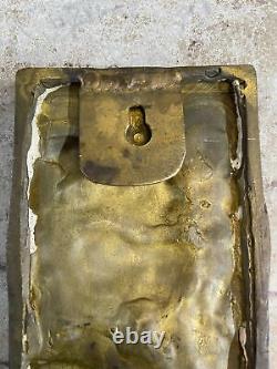 Vintage Signed Bronze Art Deco Relief Made In Spain Award Trophy Collector