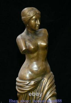 Western Art Deco Bronze Women Girl Roman Mythology Venus God Of Love Sculpture